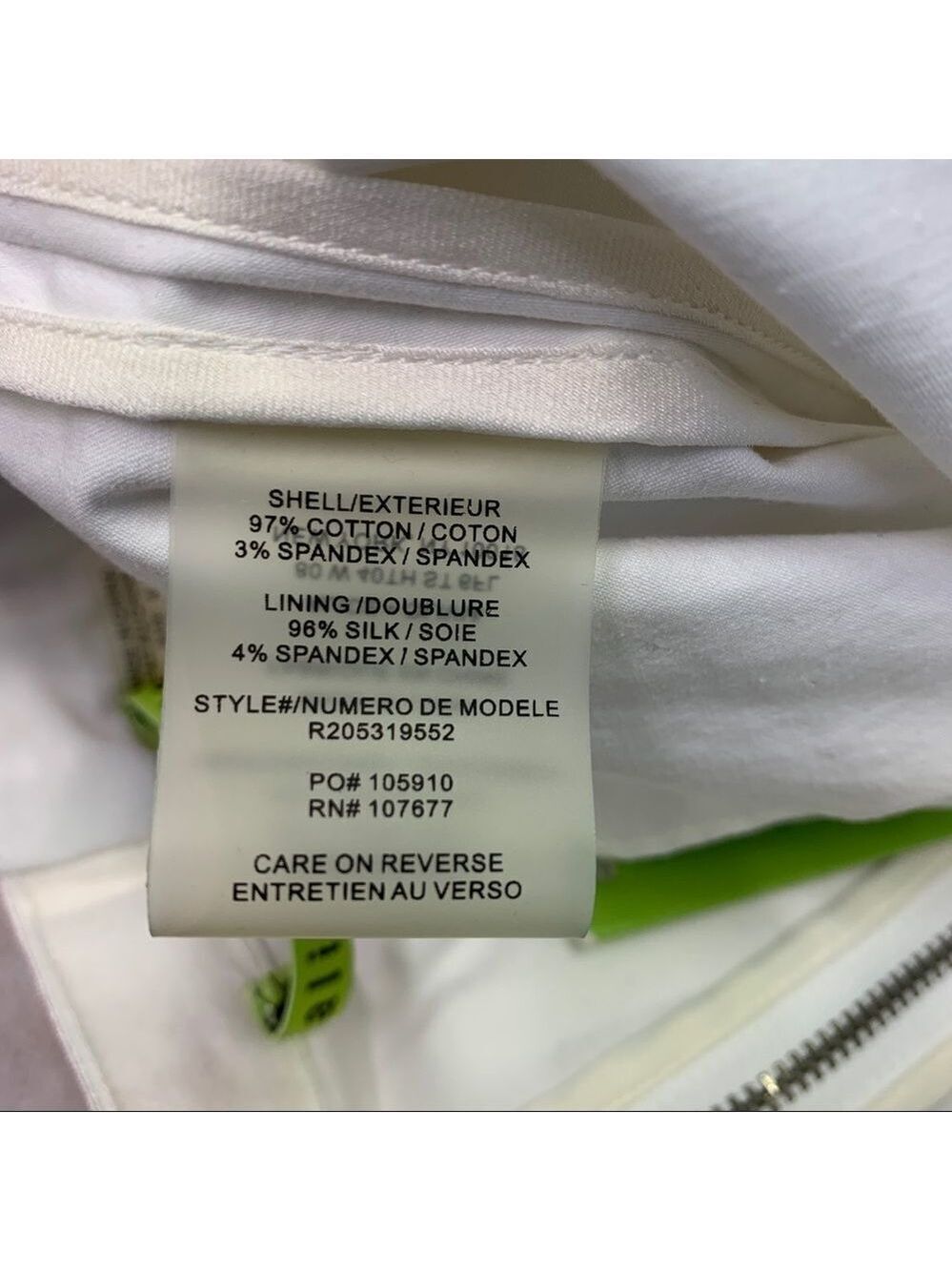 𝅺ALICE + Olivia white peplum pencil skirt Sz 4 NWT - Picture 8 of 12
